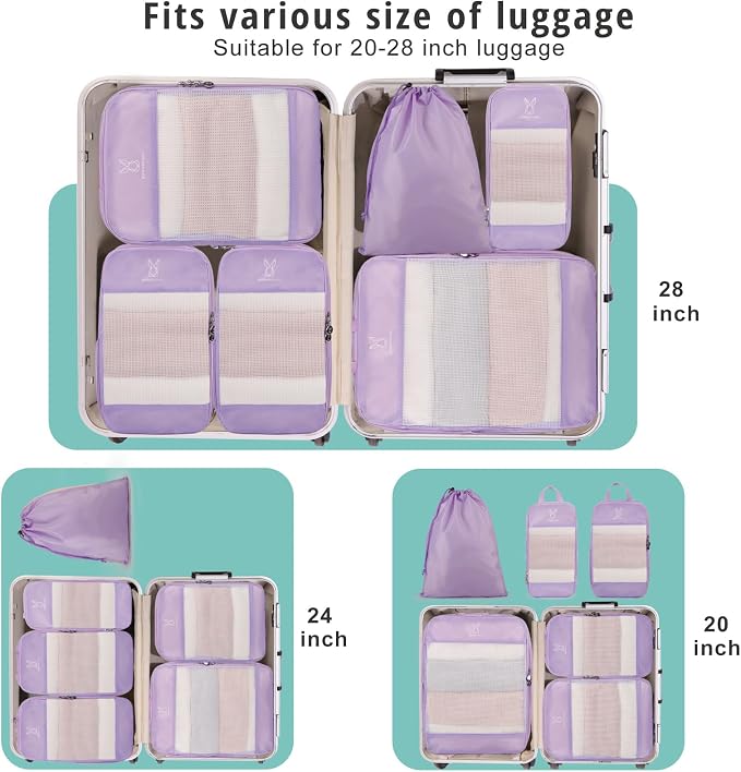 Expandable Compression Packing Cubes