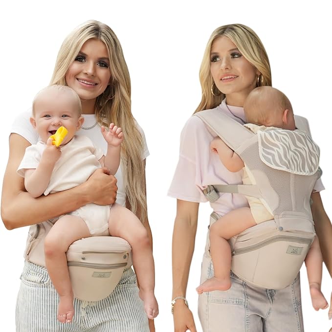 MOMTORY Carryall™ Pro Baby Carrier, Safety-Certified 6-in-1 Baby Carrier
