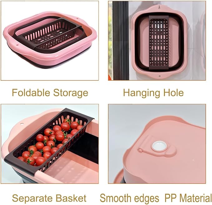2.98 Gallon Collapsible Dish Basin