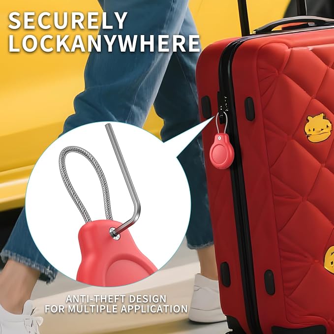 SPGUARD Compatible with Apple AirTag Waterproof Hidden 8 Pack Secure Holder