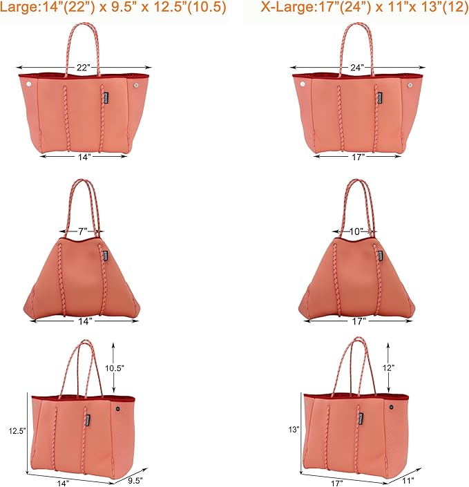 QOGiR Neoprene Multipurpose Beach Bag Tote