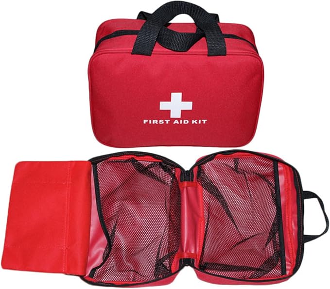 AOUTACC Nylon First Aid Empty Kit, Compact Waterproof and Lightweight First Aid