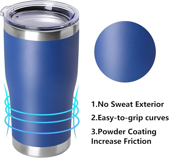 DOMICARE 20oz Stainless Steel Tumblers