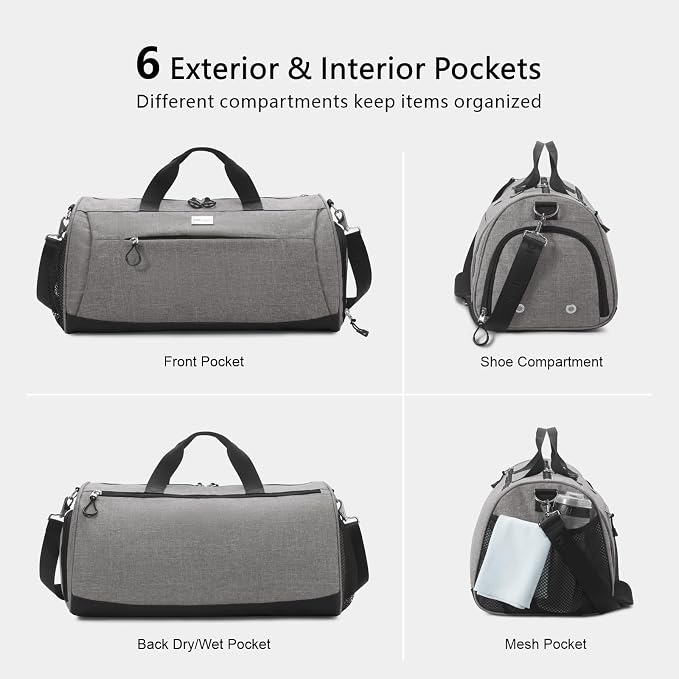 TOPDesign Gym Bag for Women, Duffel Bag