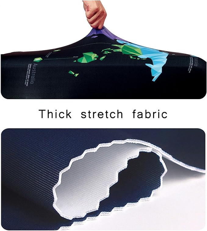 WUJIAONIAO Travel Luggage Cover Baggage Suitcase Cover Protector Skins 18-32