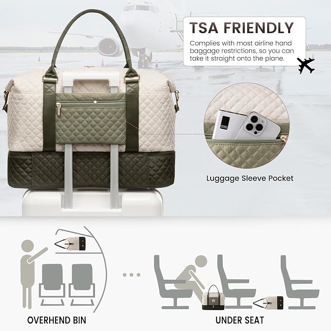 LOVEVOOK Travel Duffle Bag, Weekender Bags