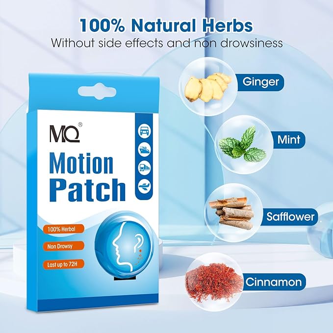 MQ Motion Sickness Patch, Sea Sickness Patches Behind Ear