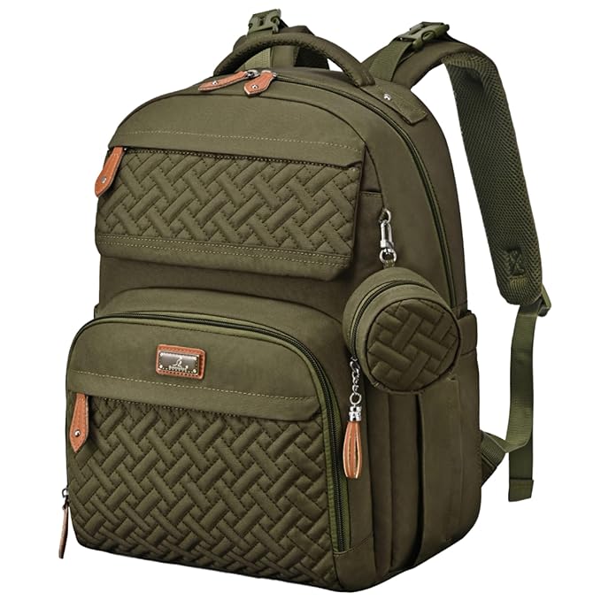 BabbleRoo Diaper Bag Backpack, Travel Backpack