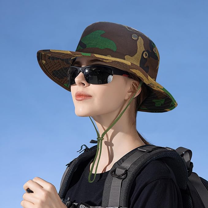 Sun Hats for Men Women Boonie Hat Foldable Fishing Hat UPF 50+ Bucket Hat for
