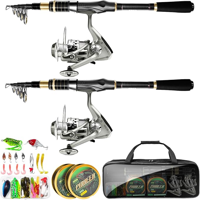 Telescopic Fishing Rod Combo