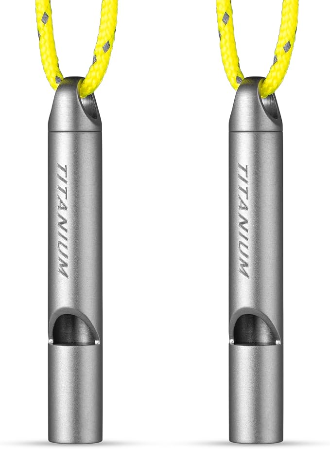 Titanium Emergency Whistle, Survival Safety Whistles