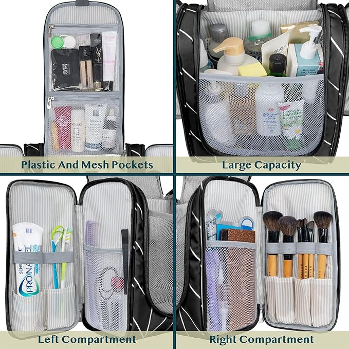PAVILIA Extra Large Toiletry Bag Travel Bag