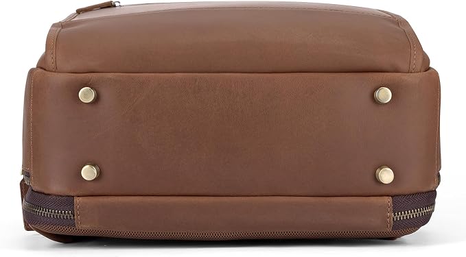 Tzowla Leather Laptop Backpack, Bag