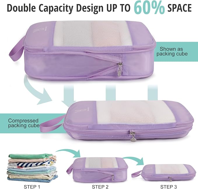 Expandable Compression Packing Cubes