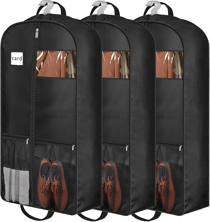 43" Heavy Duty Garment Bags Suit Bags Travel, Suit Holder