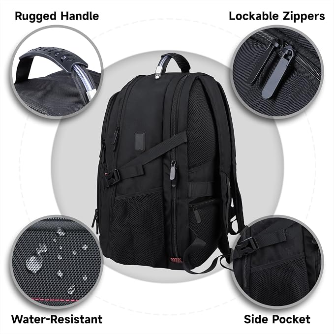 50L Travel Backpack, Extra Large Backpack, Laptop Backpack