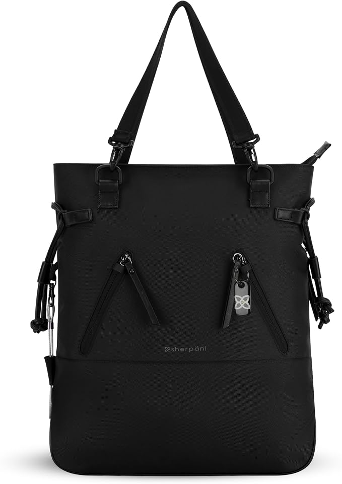 Sherpani Tempest, Anti Theft Convertible Backpack Tote, 14L Travel Backpack