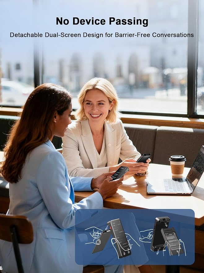 iTour Detachable Language Translator Device, Upgraded Instant Voice Translator