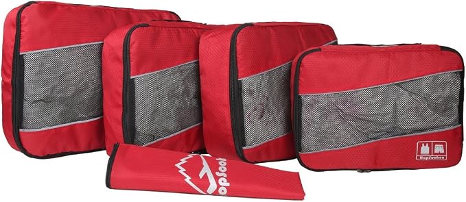 5 Set Packing Cubes for Travel Large Suitcase Luggage Organizer Bags Travel