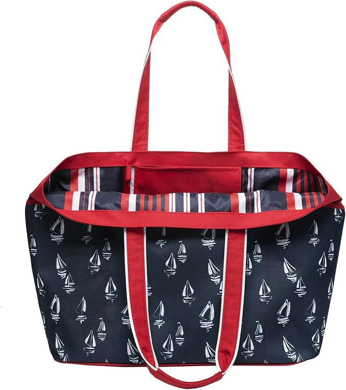 geckobrands Oversized Beach Tote – Large and Stylish Beach Bag