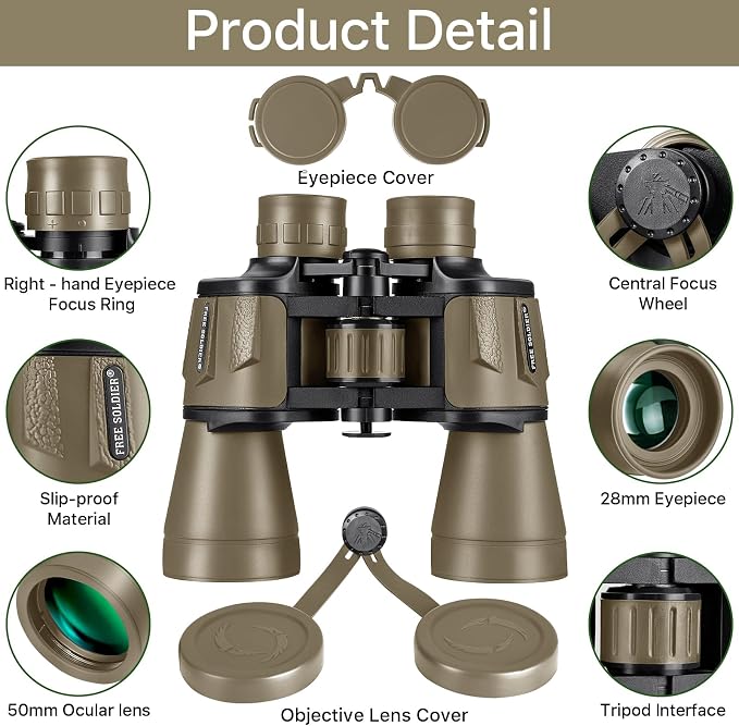 20x50 Binoculars for Adults