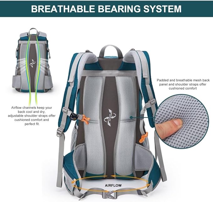 MOUNTAINTOP 25L/40L Hiking Backpack, Lightweight Travel Backpack