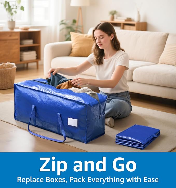 6 Pack Heavy Duty Moving Bags