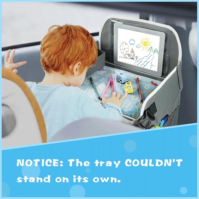MENZOKE Kids Travel Tray Car Seat Tray