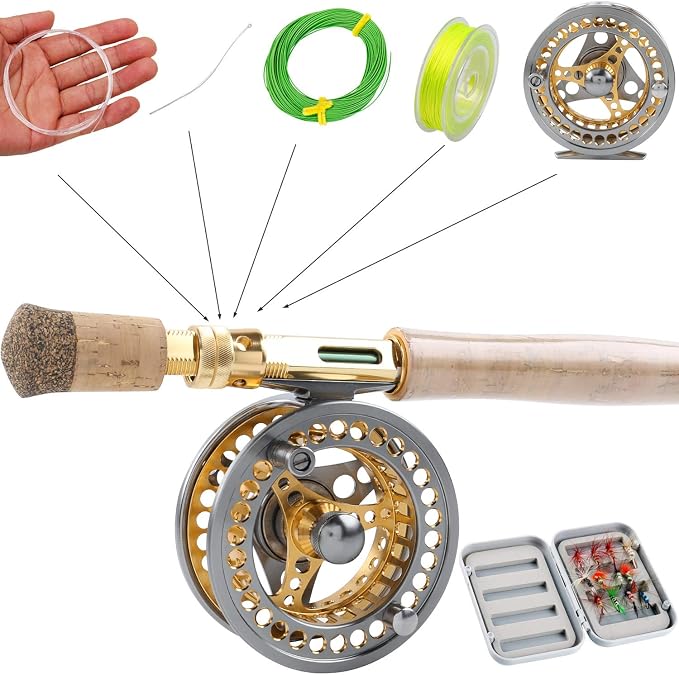 Sougayilang Fly Fishing Rod Reel Combos