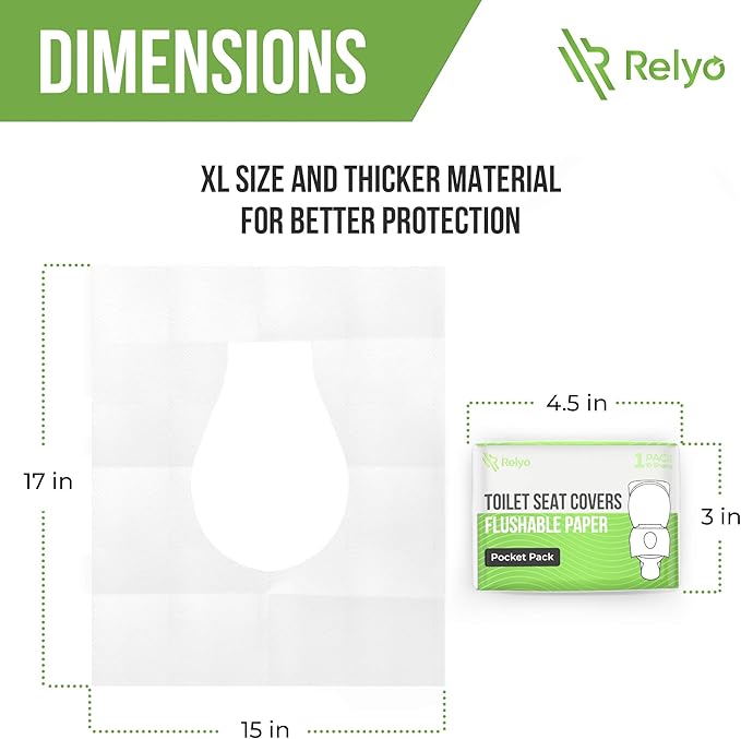 Toilet Seat Cover Paper Flushable