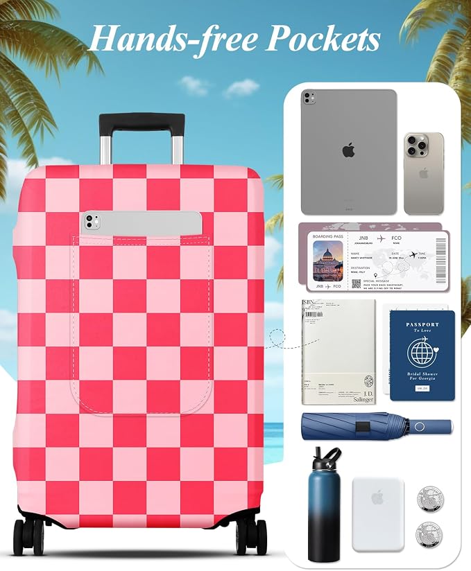Slohif Luggage Cover for Suitcase Tsa Approved Protector