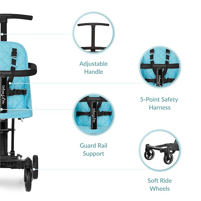 Dream On Me Lightweight and Compact Coast Rider Stroller