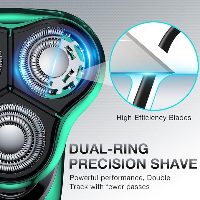 Electric Razor for Men, Rechargeable Shaver
