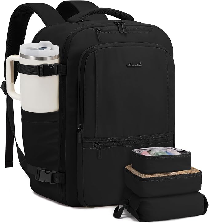 LOVEVOOK Travel Backpack for Women & Men, 60L Large Carry On Backpack Airline