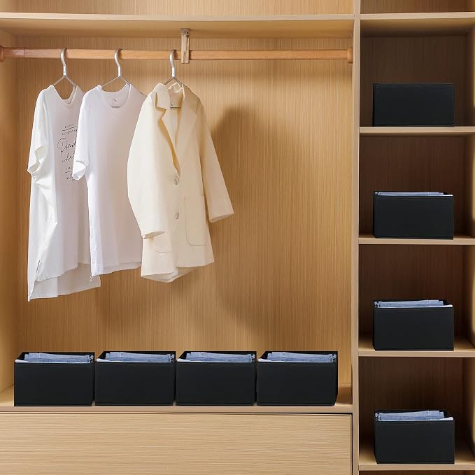 Jeans Drawer Organizers for Clothing, 5 Compartment Wardrobe Storage Box