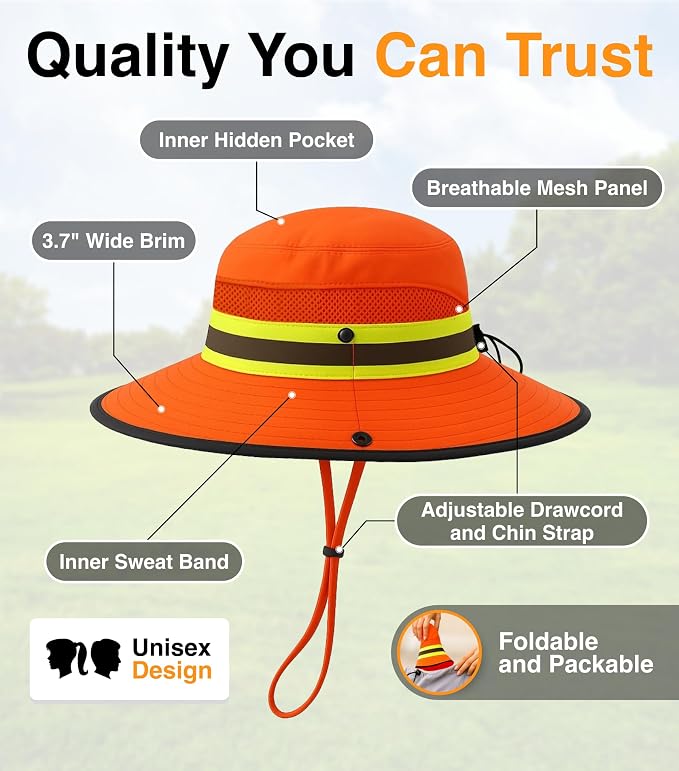 GearTOP Safari Sun Hat for Men and Sun Hats for Women UV Protection UPF 50+