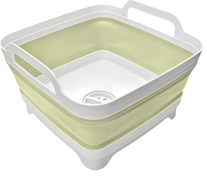 Collapsible Wash Basin 9L, Foldable Dish Tub