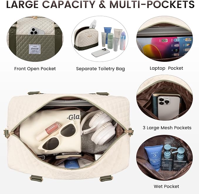 LOVEVOOK Travel Duffle Bag, Weekender Bags