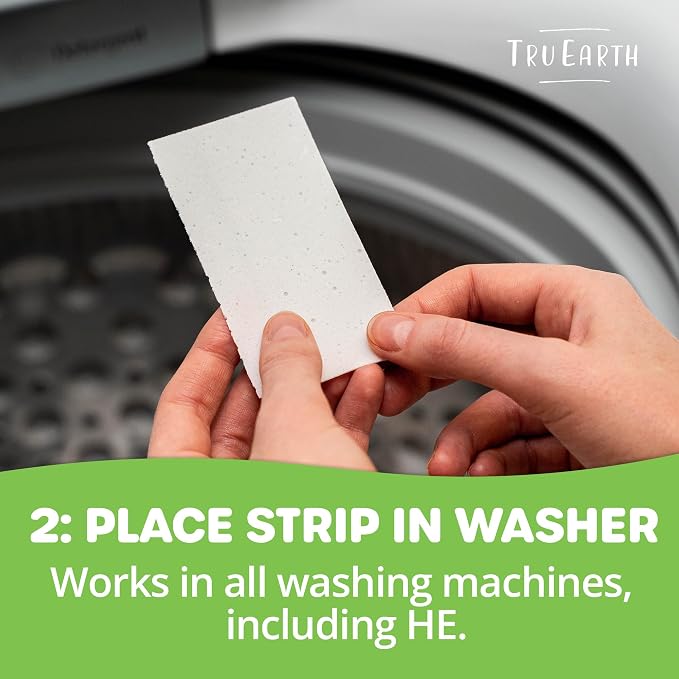 Tru Earth Compact Dry Laundry Detergent Sheets, Unscented