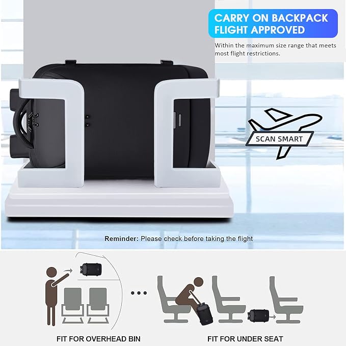 Vacuum Seal Travel Backpack 45L Expandable Air Compression System Water