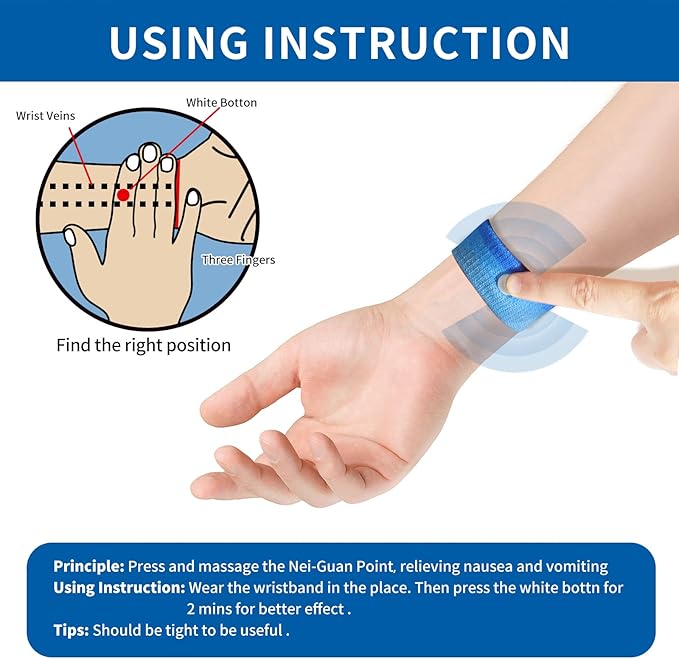 Motion Sickness bands/Acupressure Nausea Wristband