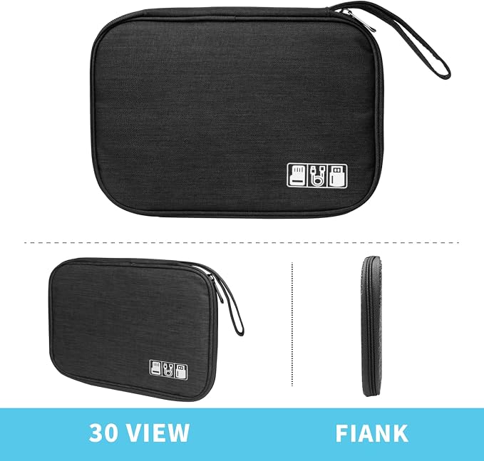 Electronics Organizer Travel Case, Electronic Accessories Storage Bag, Portable