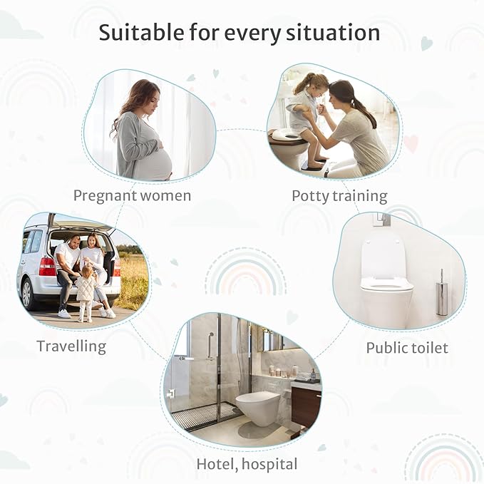 Blissful Diary 30 Pcs Toilet Seat Covers Disposable