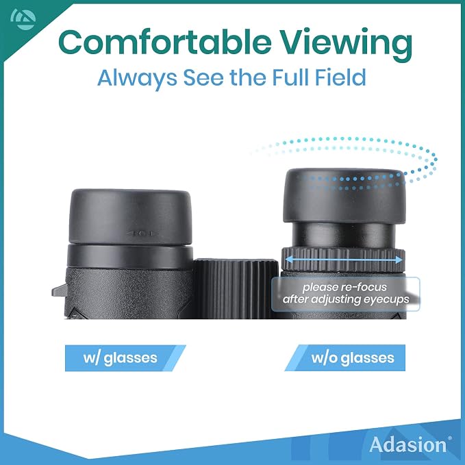 12x42 HD Binoculars for Adults High Powered