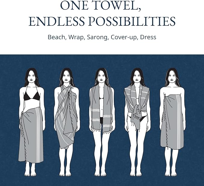 LANE LINEN Beach Towels 12 Pack, Bulk Beach Towels Oversized, Pool Towels for Adults, Pre-Washed, Sand Free Beach Towel, Fast Drying Beach Towel, 39"x71" - Beach Party