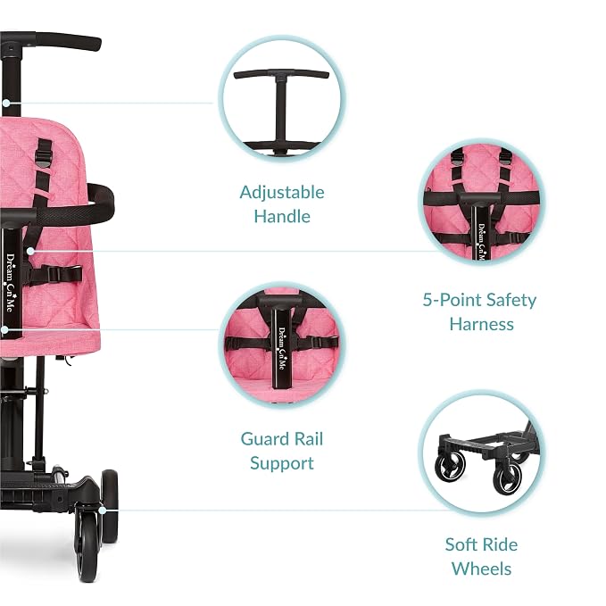 Dream On Me Lightweight and Compact Coast Rider Stroller