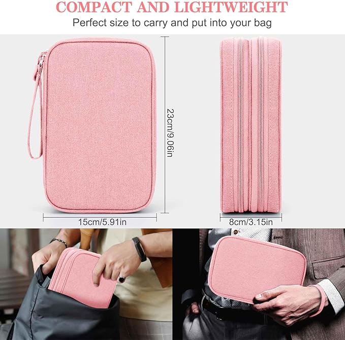 FYY Electronic Organizer, Large Travel Cable Organizer Bag Pouch Electronic