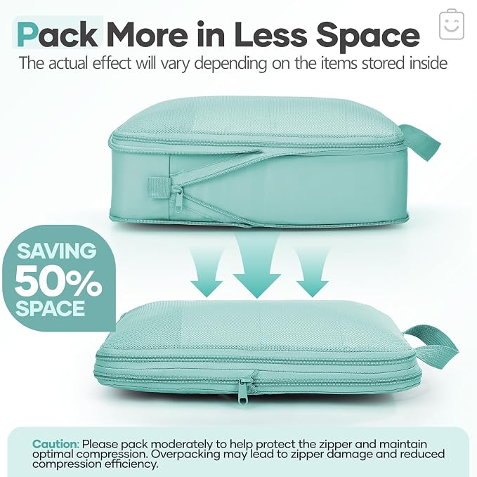 Veken 9/11 Set Compression Packing Cubes
