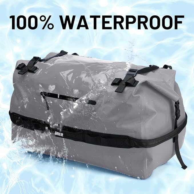 MIER Large Waterproof Duffel Bag Rolltop Dry Backpack Duffle Bags