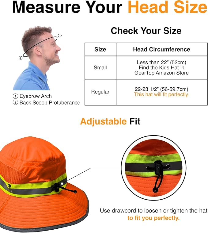 GearTOP Safari Sun Hat for Men and Sun Hats for Women UV Protection UPF 50+